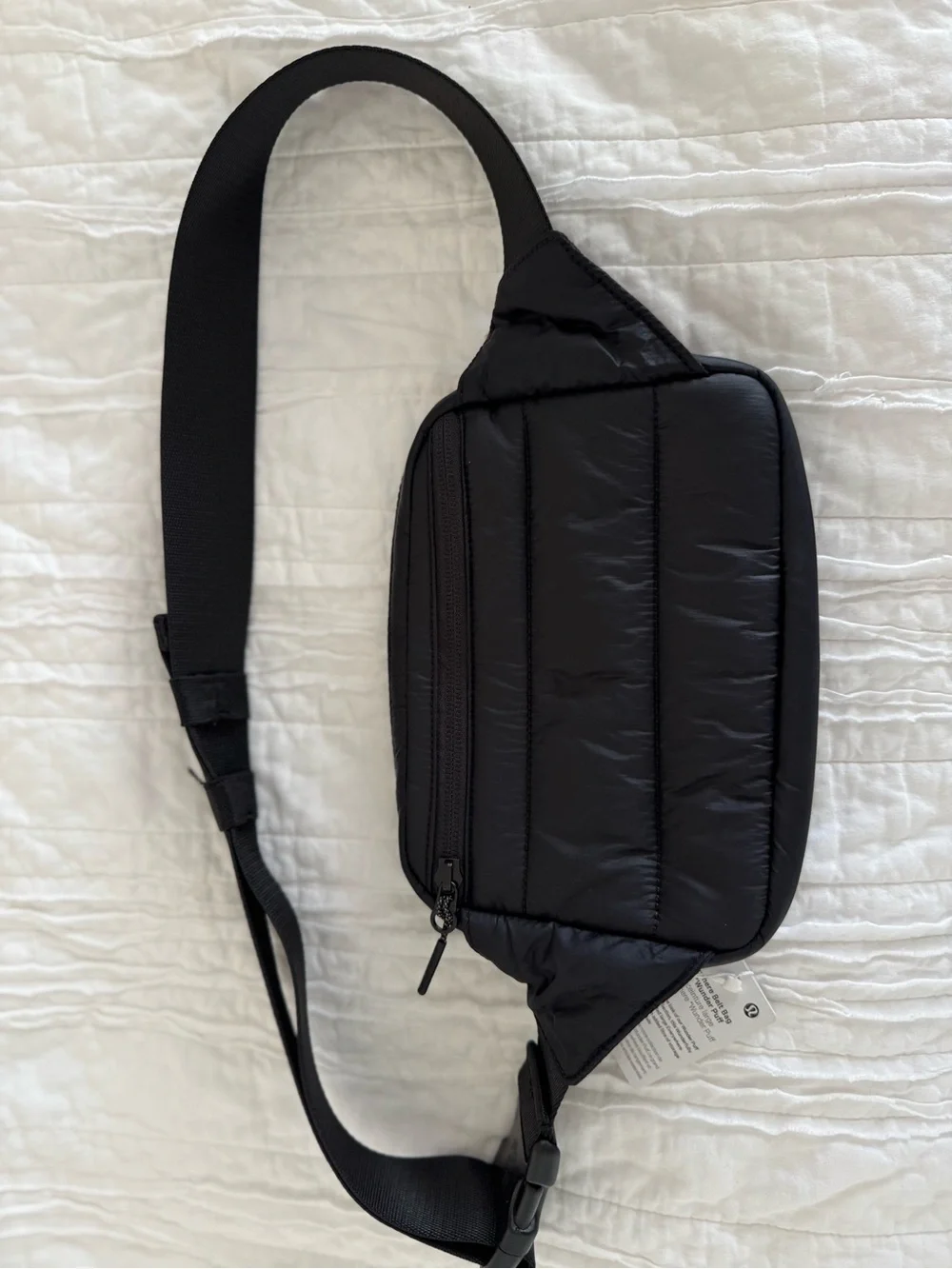 lululemon athletica Black Puffer Belt Bag